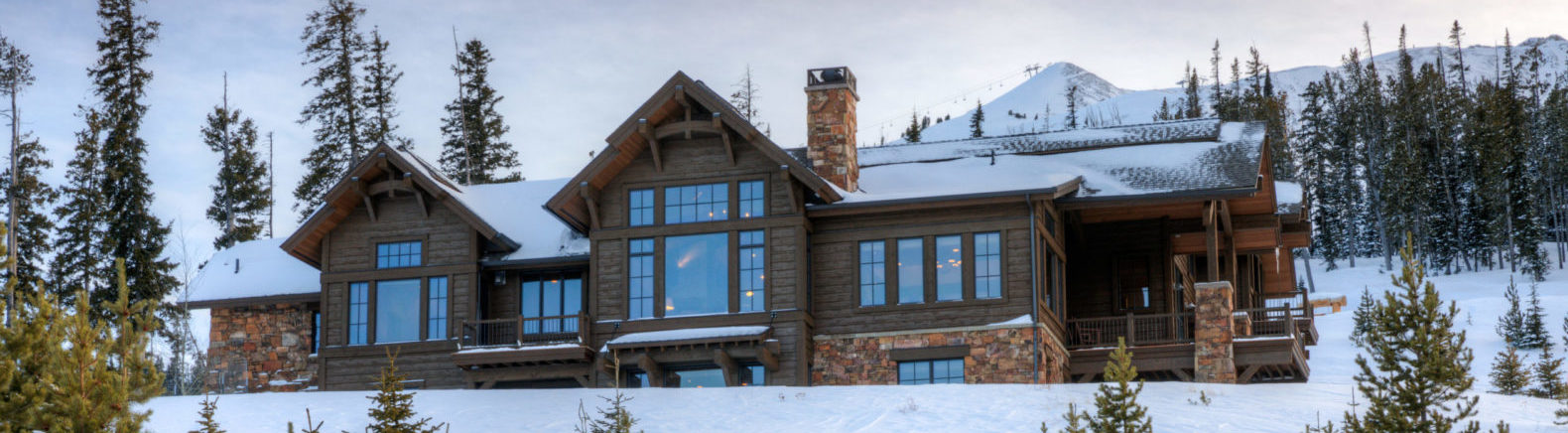 Lone Mountain View Log Home in Big Sky, Montana - Big Sky